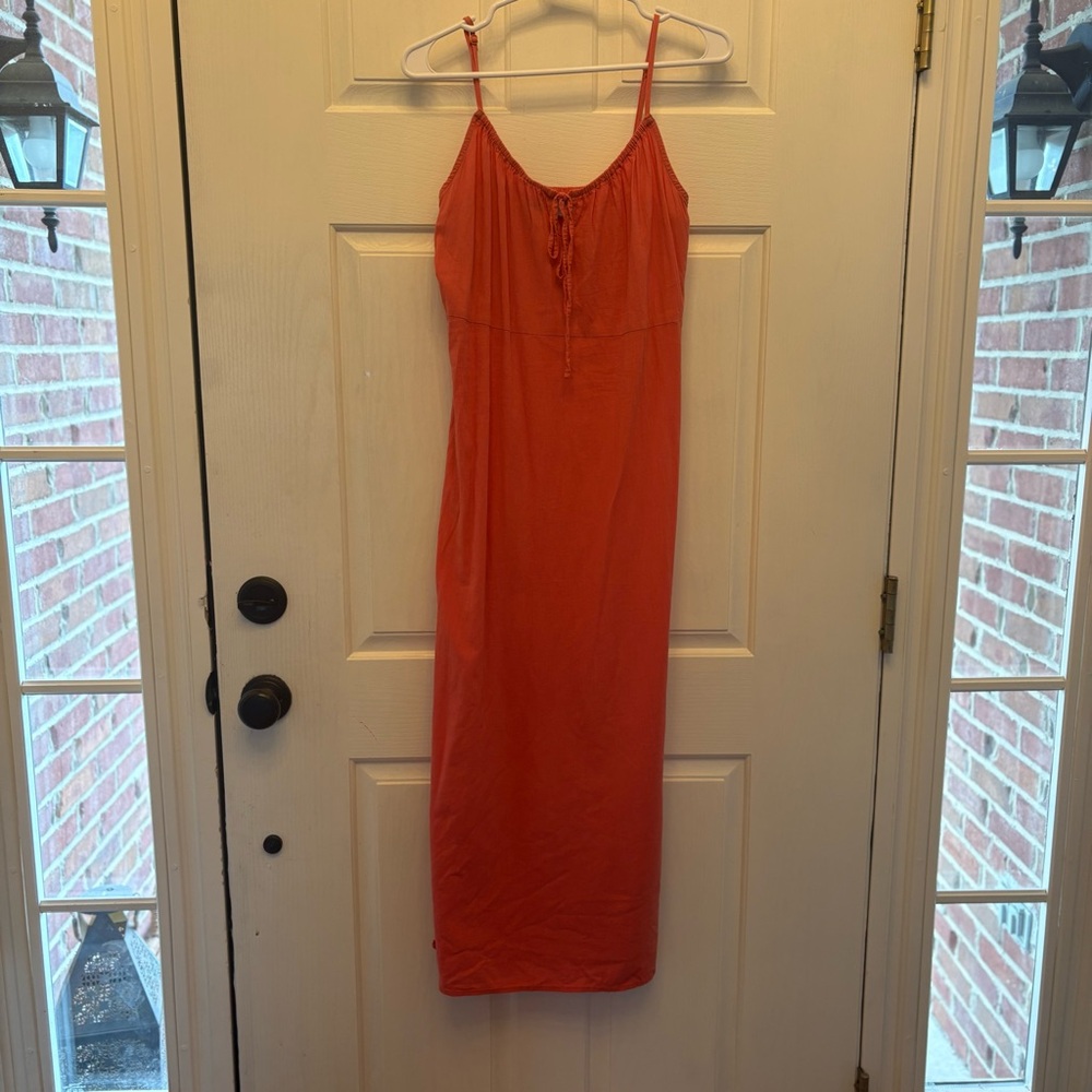 Old Navy size Small Coral Pink Cami Maxi Dress